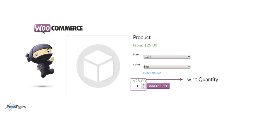 How to show Total Product w.r.t Quantity in WooCommerce -