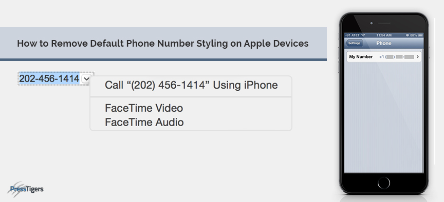 how to change the default number in iphone