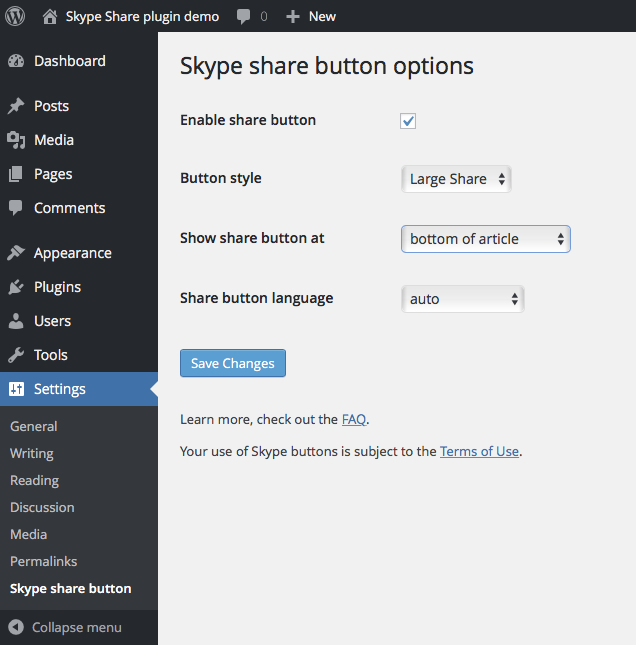 How to Add Skype Button in WordPress-1
