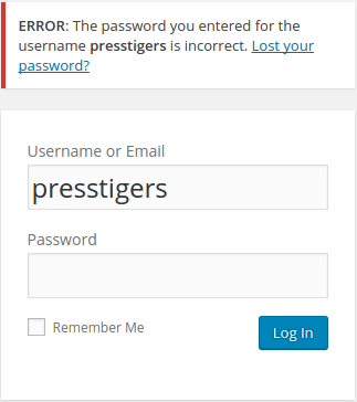 Changing WordPress Login Error Messages to Remove Hints-2