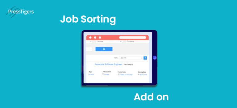 Get the Best Job Sorting Add-on by PressTigers