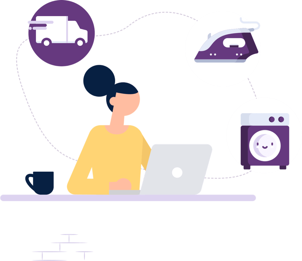 Make online laundry services websites and apps